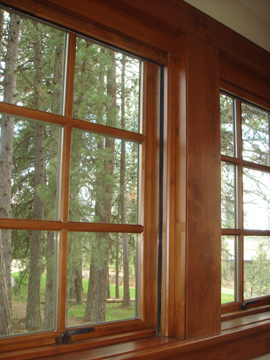 Screens for wood windows